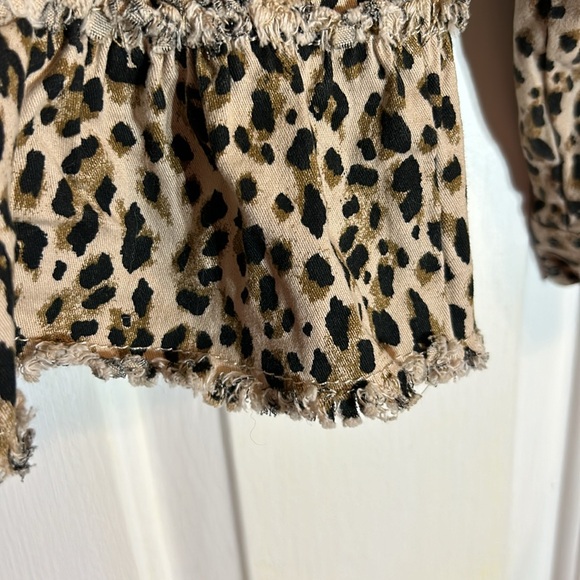 365 Kid Hello Kitty Leopard Snap Front Jacket Size 10-EUC - Picture 4 of 7